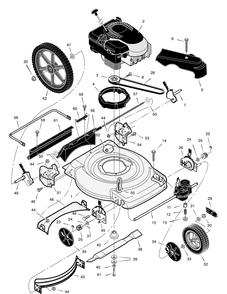Part Location Diagram of F-030427L Murray Book, Instruction